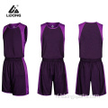 Groothandel ademende sport basketbal jersey set